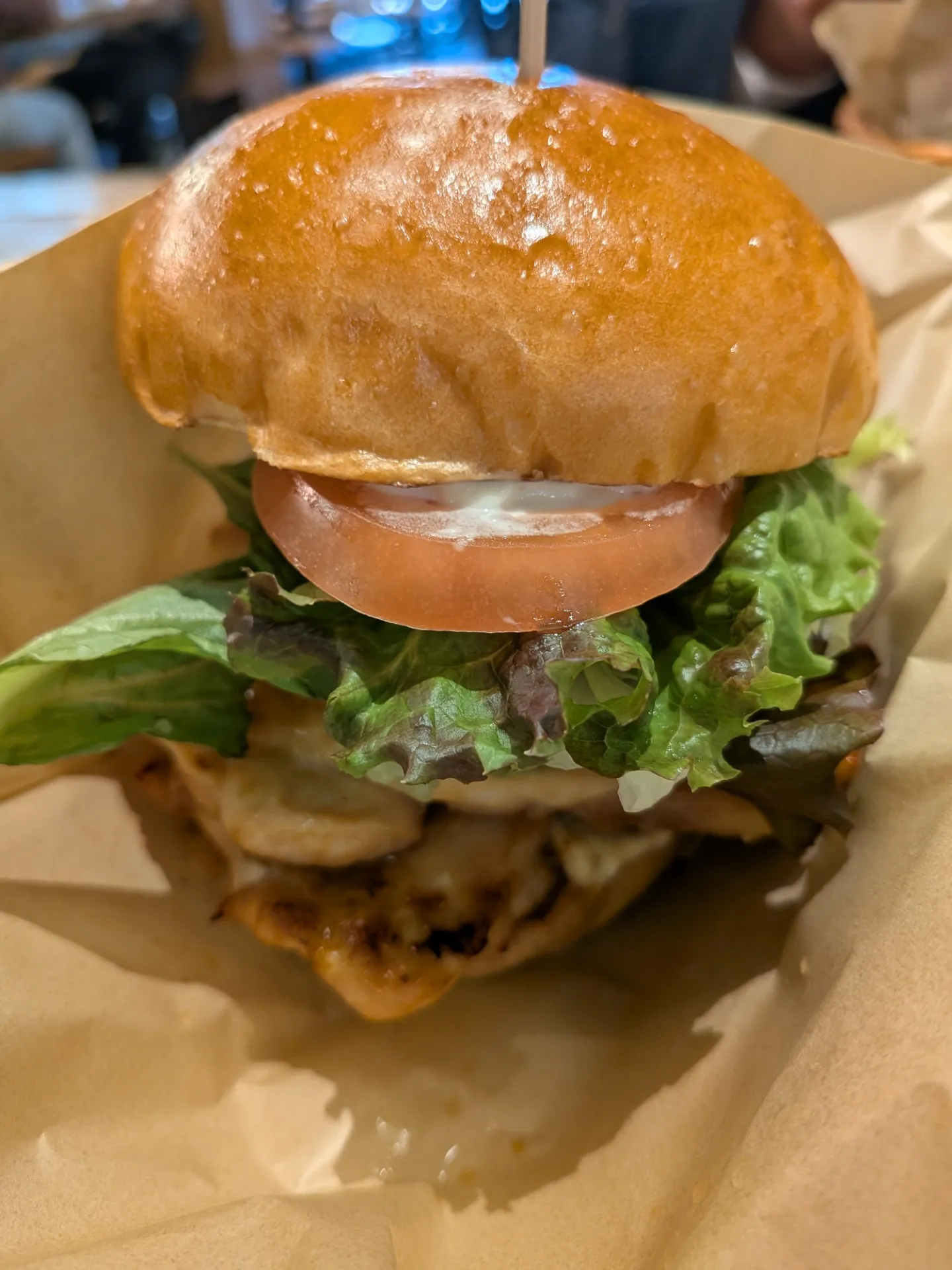 確定申告が終わって最後の鳥貴バーガーへ